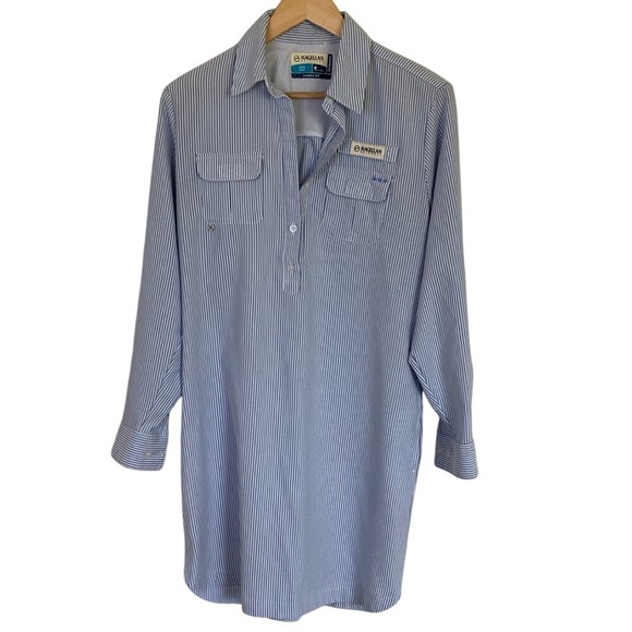 Chemise De Pêche Magellan Outdoors - Gris - Taille 2XL - Manches Courtes - Tissu Respirant